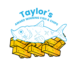 Taylors Fish Bar Trealaw logo.